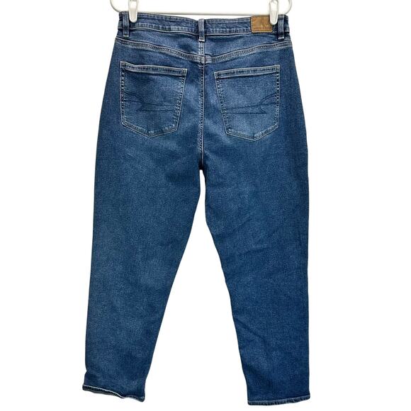 American Eagle Mom Jeans Blue Stretch 12 - Picture 2 of 14